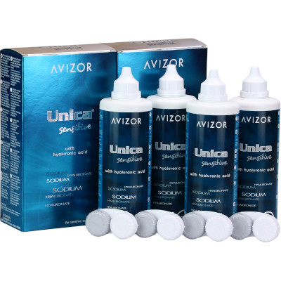 Avizor Unica Sensitive (4x 350ml) - 6-Monats-Sparpack