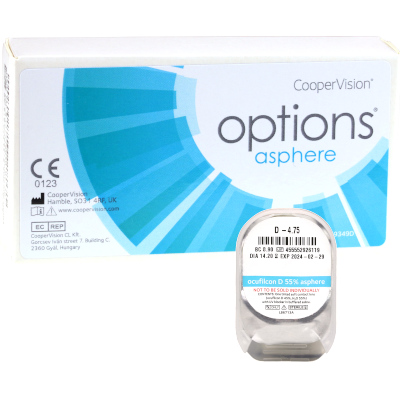 Options Asphere 6er Box + Einzellinse - Kennenlern-Angebot